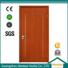 Oak Single Panel Wood Veneer Flush Door for Front Entry Door